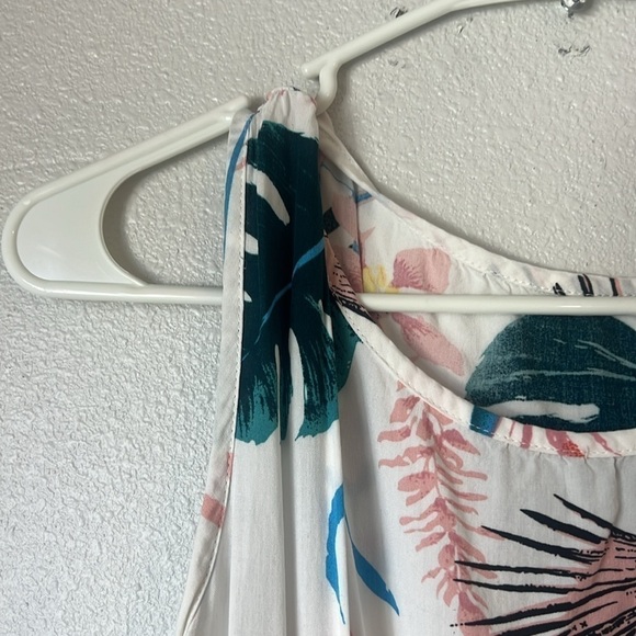 Tropical Print Colorful Dress Sz Medium - Picture 4 of 7